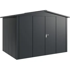 hörmann stauraumsysteme Juno Gerätehaus 3,10 x 2,14 m Anthrazitgrau