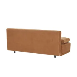 Nils Olsen Schlafcouch Mikrofaser 2-Sitzer Braun