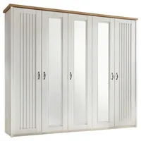 Sconto Drehtürenschrank Toneo 265 x 215 x 60 cm Weiß