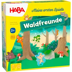 Spielesammlung HABA "Meine ersten Spiele, Waldfreunde", bunt, Spiele, Kinder, Holz, Pappe, Made in Germany