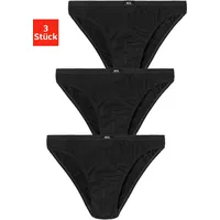 H.I.S. H.I.S Slip »Minislip«, 3 Stk., aus weichem Baumwoll-Stretch schwarz | Gr.: S