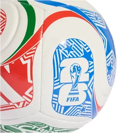 adidas World Cup 26 Trionda Club Ball Ball für Unisex-Erwachsene, weiß - white/vivid red/glory blue/green 5