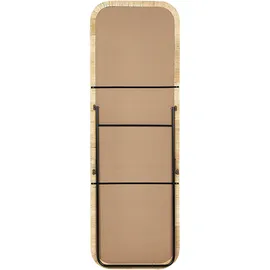Beliani Standspiegel Malange 50 x 150 cm Rattan