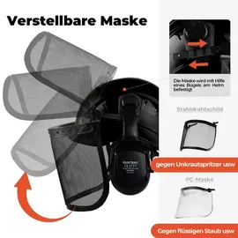 mustbau Bauhelm,Schutzhelm,Arbeitshelm,Bauarbeiterhelm