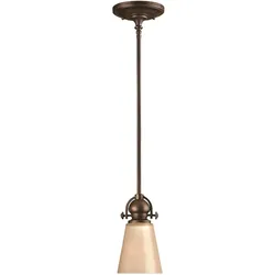 Mayflower 1-flammige Mini-Pendelleuchte - Alte Bronze
