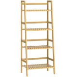 CASARIA Standregal Bambus 4 Etagen