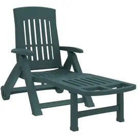 vidaXL Sonnenliege Klappliege 92 x 78 x 23 cm Grün