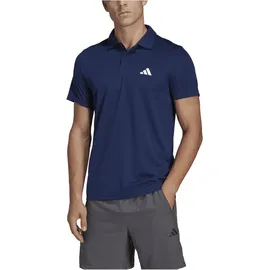 Adidas Herren Train Essentials Training Polo Shirt, Dark Blue/White, XL