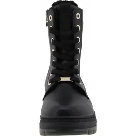 Tom Tailor Schnürstiefel Schwarz - Schwarz