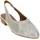 Everybody Brunilde Sling Pumps grau silber Glitzer für Damen, grau, Größe 39 1⁄2 EU