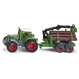 Siku 1645 - Traktor mit Forstanhänger 1:87