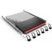 PATCHBOX PLUS+ Cat6a STP Red, 1.8m - Kabeleinzugssystem - CAT 6a - - RAL 9005