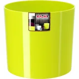 Kadax Blumentopf aus Kunststoff, Topf, rund, 12.5 cm, Hellgrün