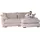 Home Affaire Ecksofa Finca XL L-Form 4 Zierkissen Braun