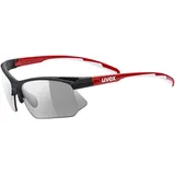 Uvex Sportstyle 802 V black red white – Erwachsene,