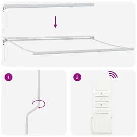 vidaXL Markise Automatisch 400 x 300 cm rot