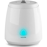SUAVINEX - Luftbefeuchter SMART für Babys (leise, mit Kaltnebel, Ultraschallvernebler, Aromatherapie, LED-Nachtlichtfunktion, Steuerung mit Anwendung über Handy, kompatibel mit Alexa und Google Assist