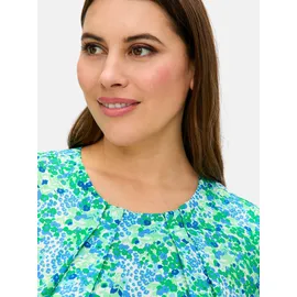 sheego Tunika in blattgrün-gemustert | Gr.: 56