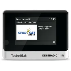 Bluetooth DAB+, FM Radio Tragbar  Digitradio 11 IR (Schwarz, Silber) 