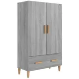 vidaXL Highboard Grau Sonoma 70x31x115 cm Holzwerkstoff