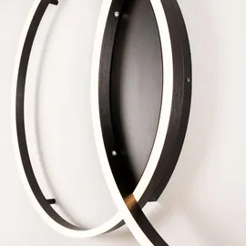 s.luce Ring LED Deckenleuchte 2-flammig rund gold 60 cm
