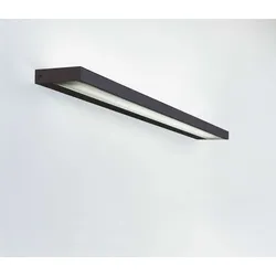 serien lighting SML2 900 LED Wandleuchte satinée / raster | warmweiß (3000 K) | schwarz lackiert