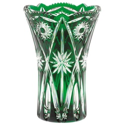ARNSTADT KRISTALL Tischvase ARNSTADT KRISTALL Vase Nizza smaragd grün (26 cm) - Kristallglas mundgeblasen · handgeschliffen · Ha