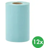 Papierhandtücher einlagig in der Rolle MINI, grün, 12 Stk.