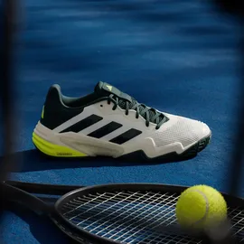 adidas Barricade 13 Off White/Core Black/Powder Teal 42