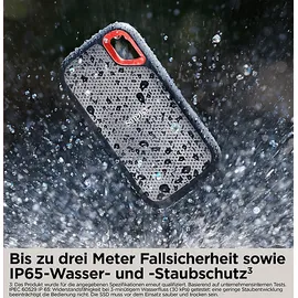 SanDisk Extreme Mobile SSD 8 TB Grau