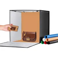 Vevor Fotobox 600x590x600mm Fotostudio, Set 40W Lichtbox Fotografie 5600K