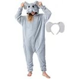 corimori Elefanten-Kostüm Unisex S 150-160cm