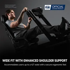Next Level Racing ES2 Elite Sim Racing Seat Sim Rig Schwarz