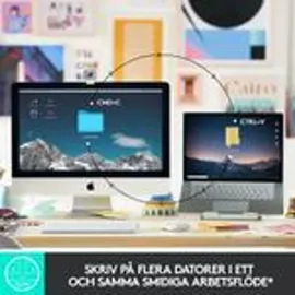Logitech MX Keys Mini DNK/FIN/NOR/SWE hellgrau