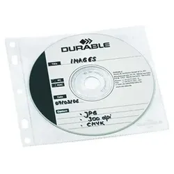 DURABLE CD/DVD Hülle COVER FILE 523919 PP transparent 10 St./Pack.