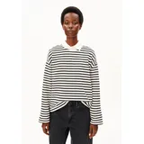 ARMEDANGELS Frankaa Sweatshirt Streifen Schwarz M