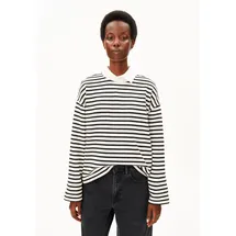ARMEDANGELS Frankaa Sweatshirt Streifen Schwarz M