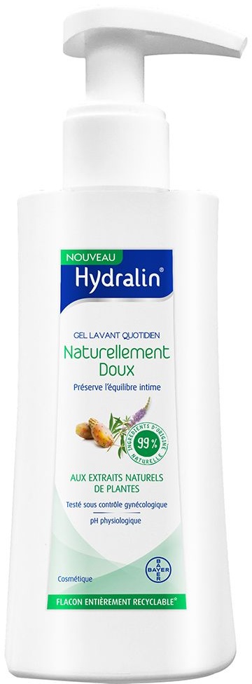 Hydralin® Naturellement Doux Gel Lavant Quotidien Intime 200 ml Douche intime