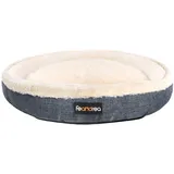 Feandrea Hundebett, Hundekorb, Katzenbett, Donut, Ø 75 cm, dunkelgrau PGW075G01