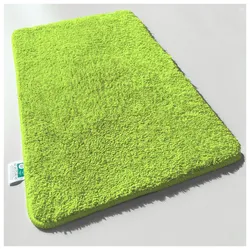 Casa Pura Badematten   Sky Uni   Apple Green