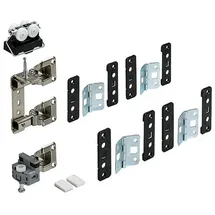 Hettich Falttürbeschläge-Set 1-T., 2-Fl. WingLine77, 70984 für vorliegende Türen