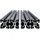 Vevor 4er Set 600 mm T-Nut 4040 Aluminium-Strangpressprofil, eloxierte Linearschiene nach europäischem Standard, Nutenprofil für 3D-Drucker, CNC-Maschine DIY, Lasergravur, Schwarz
