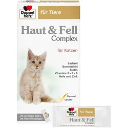 Doppelherz für Tiere Haut & Fell Complex Katzen 25 St