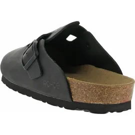 ROHDE Herren, Männer, Hausschuhe,verbandschuhe,Therapie-Sandalen,Klett-Hausschuhe,SCHWARZ,44 EU / 9.5 UK