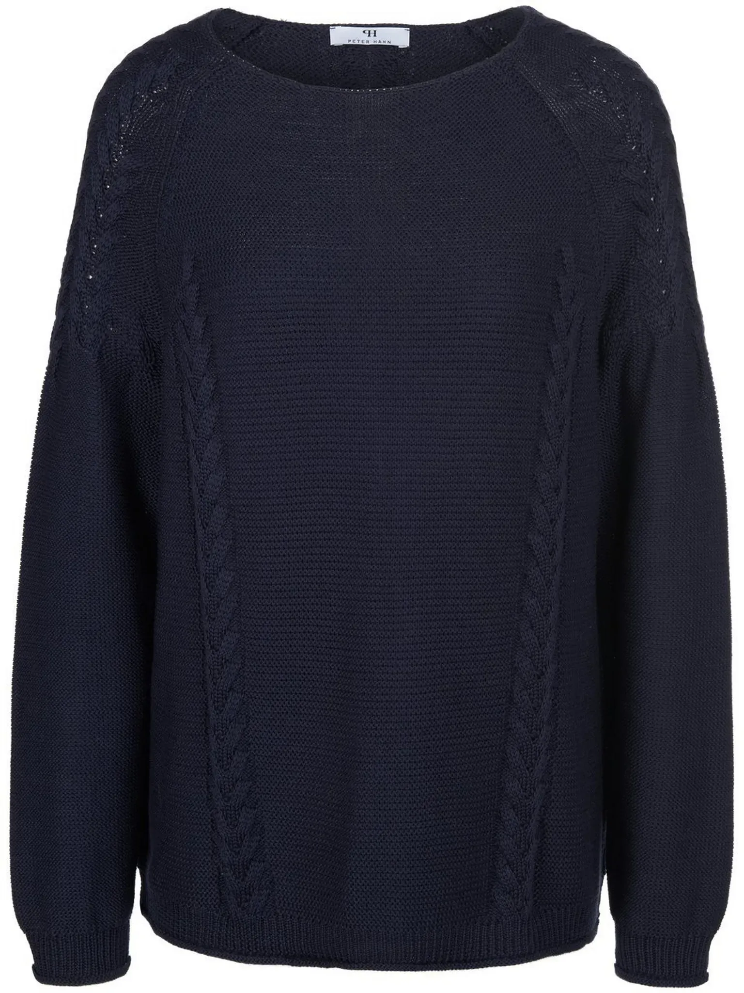 Le pull 100% coton  Peter Hahn bleu