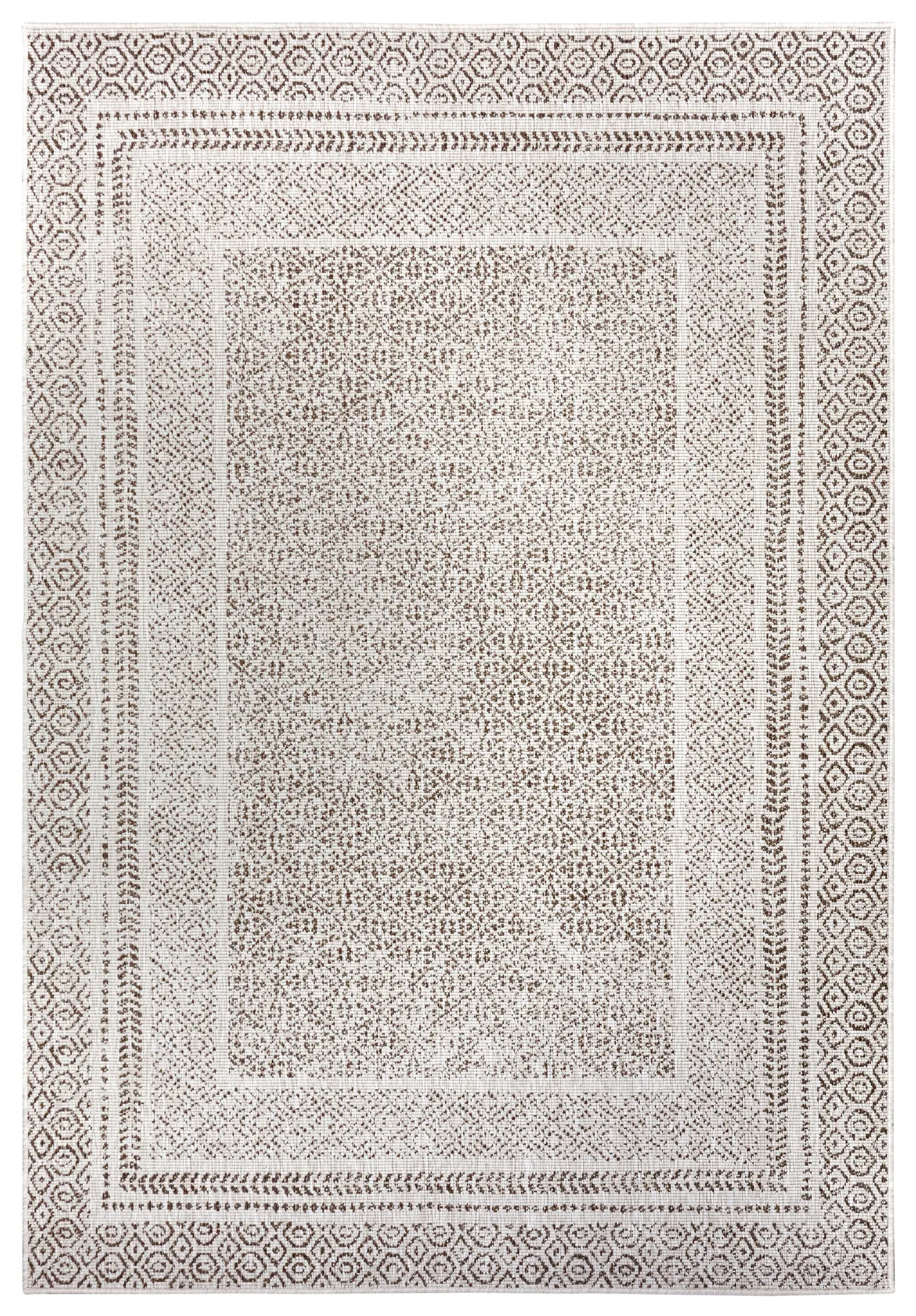 Home affaire Teppich »Bernard Wendeteppich«, rechteckig, 5 mm Höhe, auch als Läufer, Robust, Pflegeleicht, Flachgewebe, In- und Outdoor Home affaire linen white B: 120 cm   1 St.