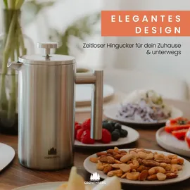 GRØNENBERG French Press 1l Silber