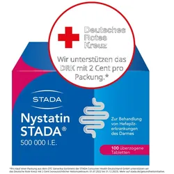 Nystatin STADA 500000 I.E. 100 St Überzogene Tabletten