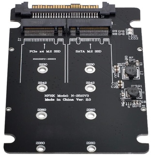 Cablecc SFF-8639 NVME U.2 to Combo NGFF M.2 M-Key SATA PCIe SSD Adapter for Mainboard Replace SSD 750 p3600 p3700