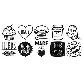 Trodat switch Motivstempel Selbstgemachtes 2 x 2 cm, 1 St.